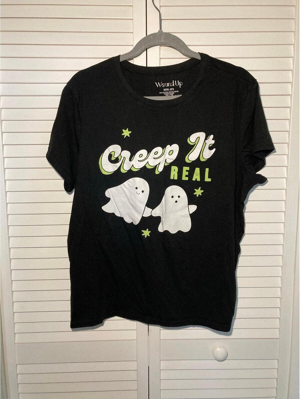 Juniors Cute Halloween Graphic Shirt
